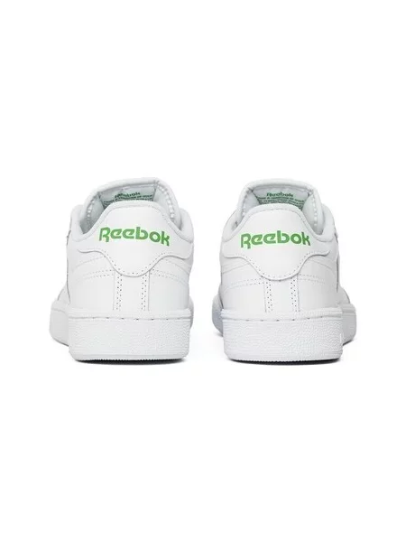 Šněrovací krajkové tenisky Reebok Club C 85 bílé