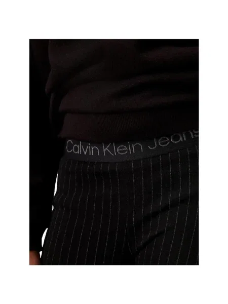 Pantaloni copii Calvin Klein Jeans negru