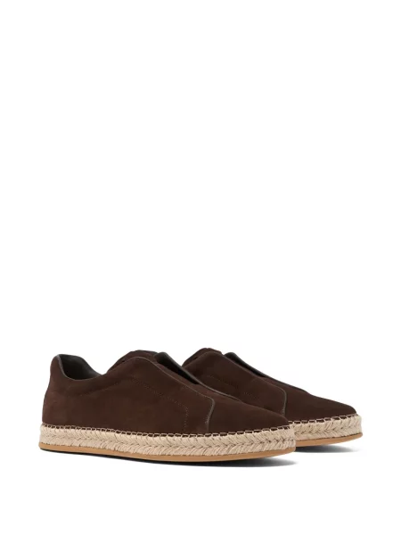 Espadrile Scarosso din piele de căprioară maro