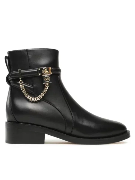 MICHAEL Michael Kors Polokozačky Hamilton Flat Bootie černá