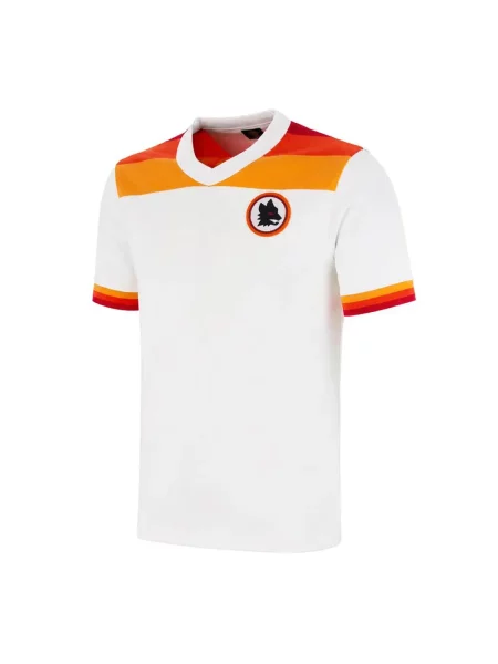AS Roma 79 Wyjazdowa Koszulka Piłkarska Retro – COPA Football biała