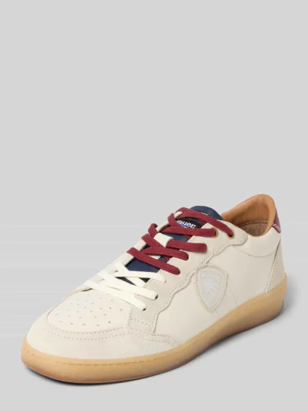 Sneakersy z naszywkami z logo model Murray' Blauer białe