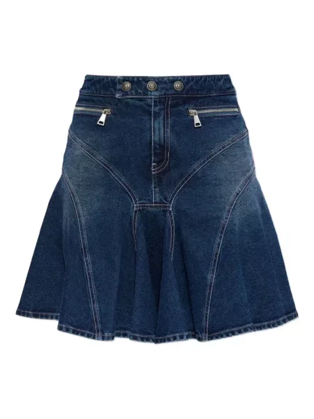 Fustă din denim Versace Jeans Couture albastru