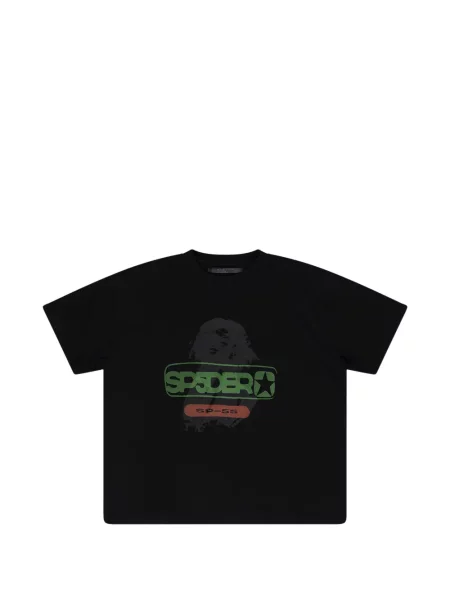 Tricou Sp5der cu imagine negru