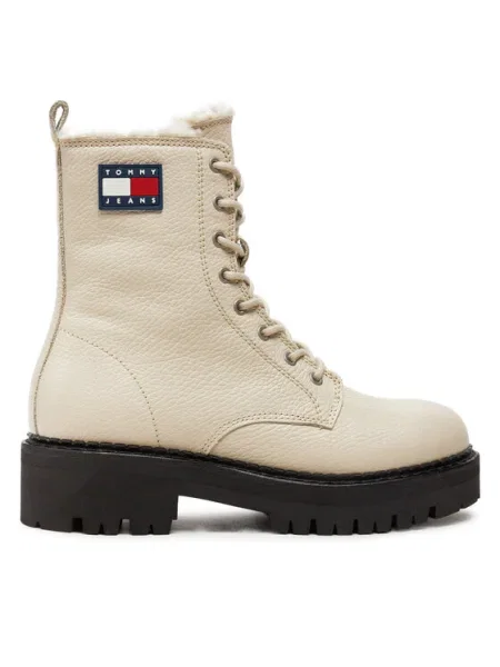 Tommy Jeans Ghete Tjw Urban Boot Tumbled bej