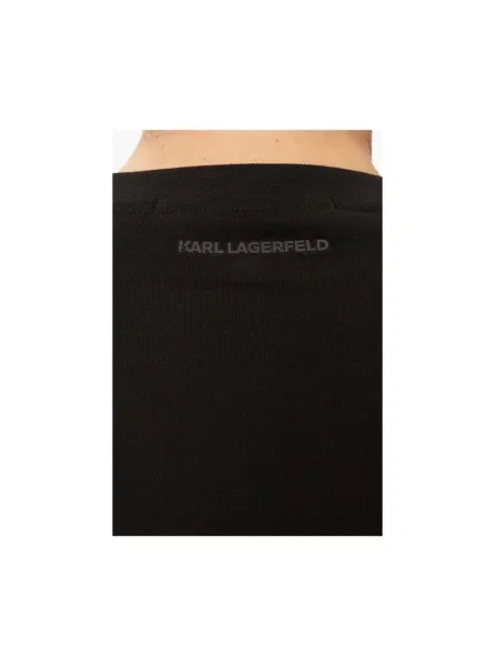 Bluza nierozpinana Karl Lagerfeld czarna