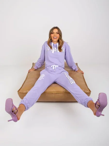 Komplet dresowy Ex Moda fioletowy