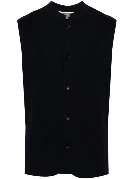 Kašmírová vesta N.peal modrá