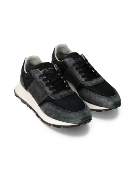 Buty do biegania Philippe Model zamszowe do biegania czarne