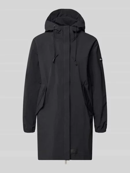 Parka z naszywkami z logo model AMETI' Khujo czarna