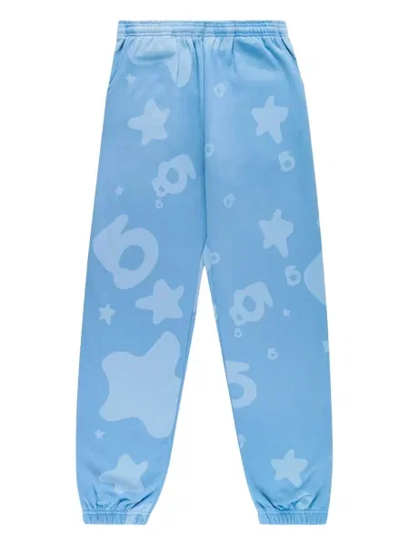 Pantaloni Sp5der albastru