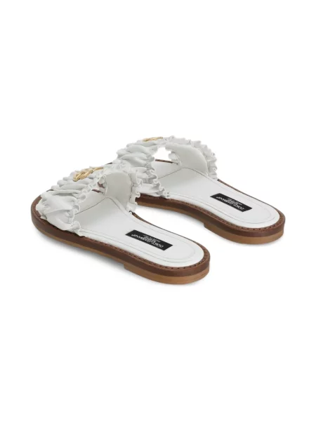 Kapcie dziecięce Dolce And Gabbana białe