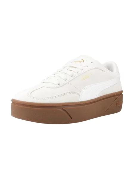 Sneakersy Puma Platform na platformie beżowe