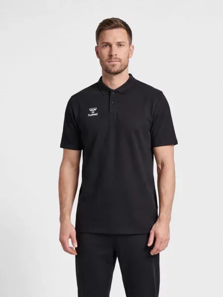 Hummel Koszulka polo GO czarna
