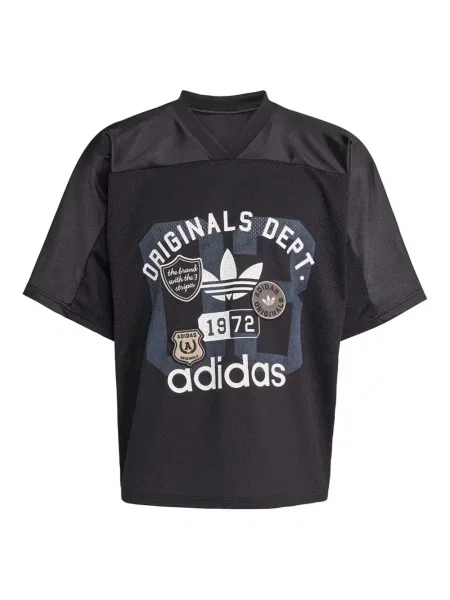 Pantaloni scurți Adidas din jerseu cu dungi negru
