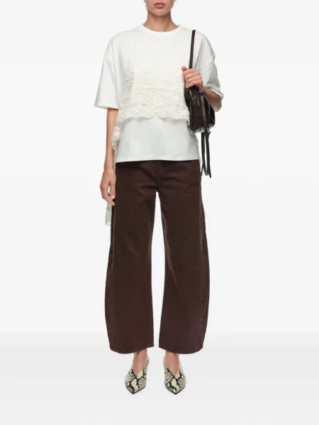 Pantaloni Bimba Y Lola cu cataramă maro