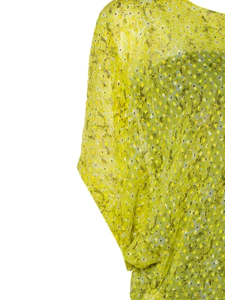 Šilkinis palaidinė Giambattista Valli geltona
