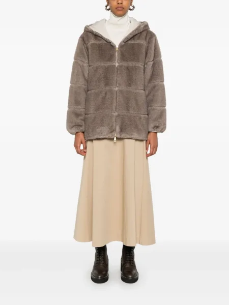 Geacă Moncler reversibilă gri