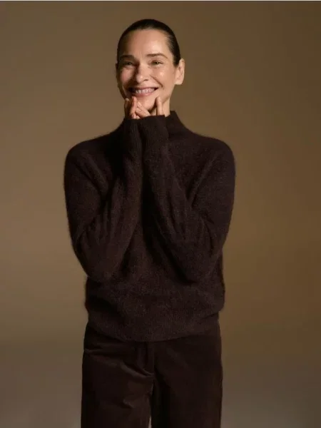 Pulover Reserved de lână maro