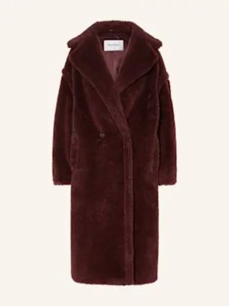 Max Mara Płaszcz Z Pluszowego Materiału Tedgirl Z Dodatkiem Alpaki rot