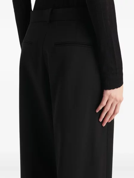 Pantaloni Khaite plisate negru