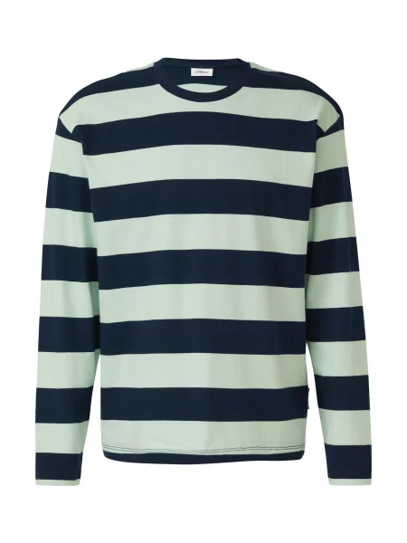 S.Oliver Tricou marin / verde pastel albastru