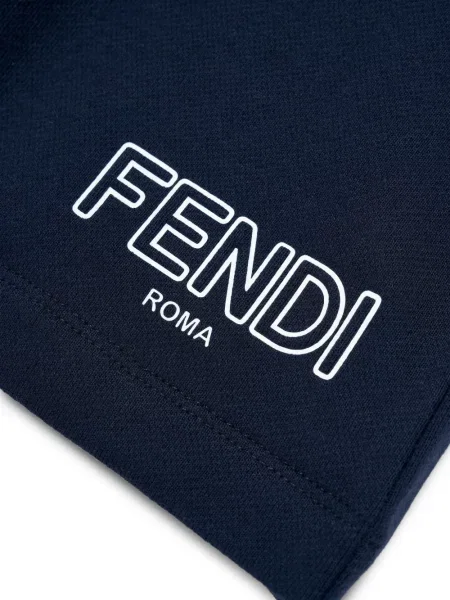 Szorty dziecięce Fendi niebieskie