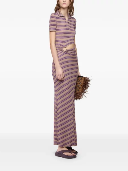Rochie maxi Rabanne roz