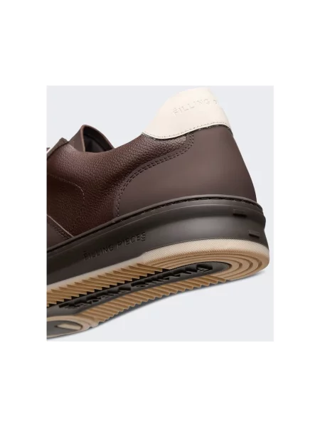 Sneakersy Filling Pieces skórzane brązowe
