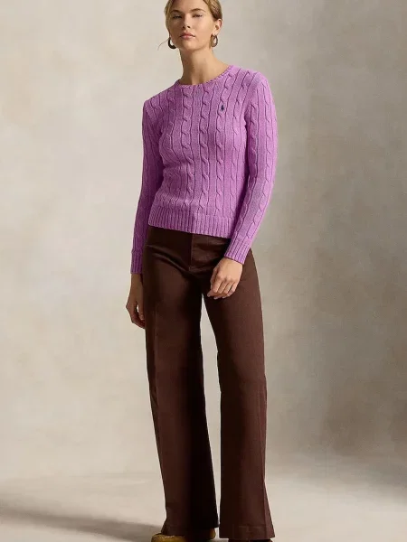 Polo Ralph Lauren Sweter Różowy fioletowy