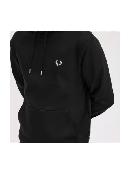Mikina s kapucí Fred Perry s kapucí černá