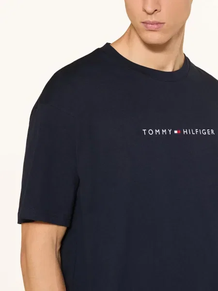 Tommy Hilfiger Koszulka Rekreacyjna blau granatowa