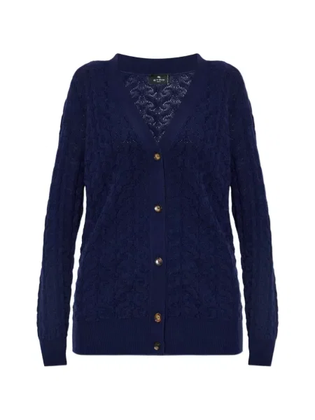 Cardigan Etro de lână albastru