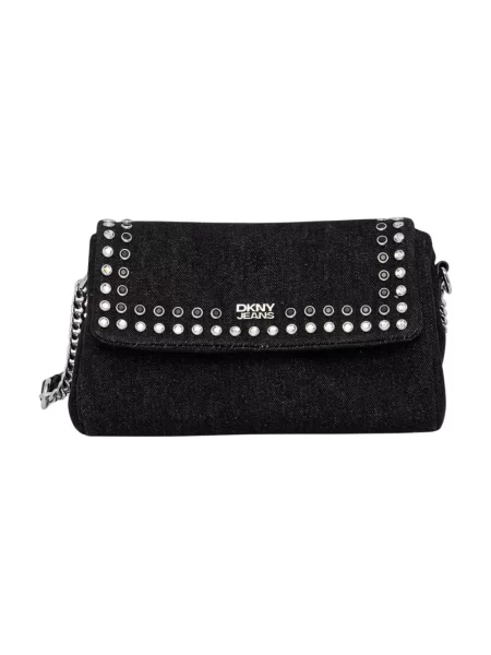 DKNY torebka jeansowa MILLA czarna