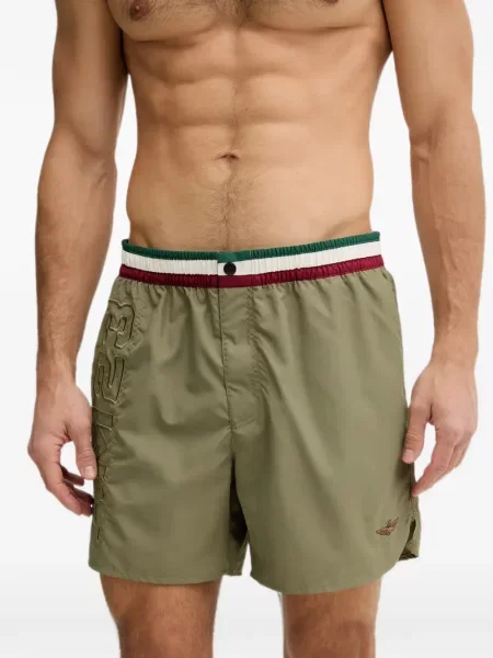 Slip de baie Aeronautica Militare cu broderie verde