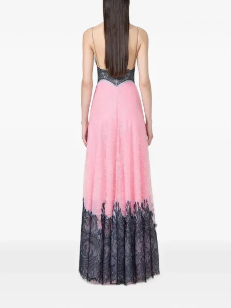 Rochie Costarellos din dantelă roz