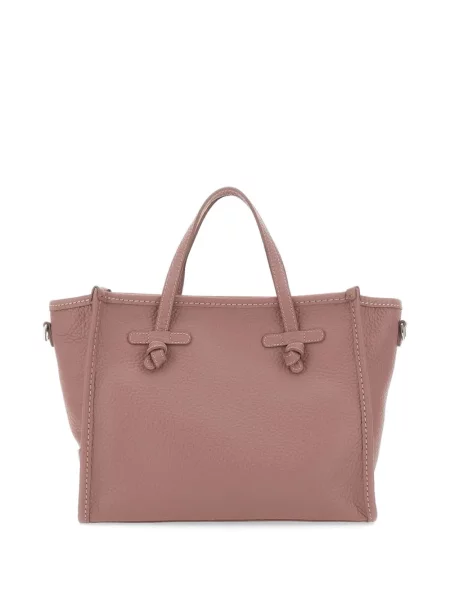Geantă shopper Marcella Club din piele roz
