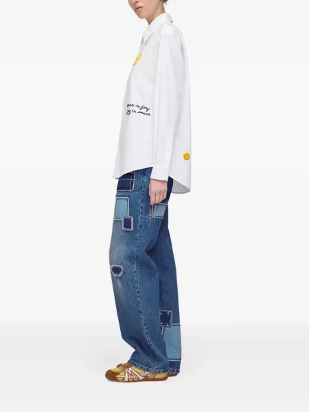 Cămașă Marc Jacobs cu model floral alb