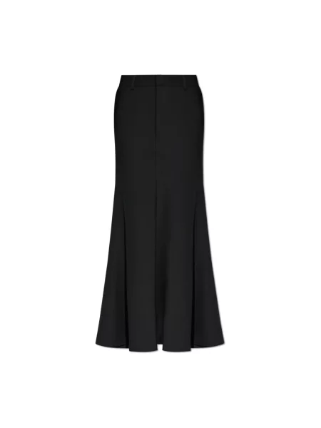 Spódnica Balenciaga wełniana czarna