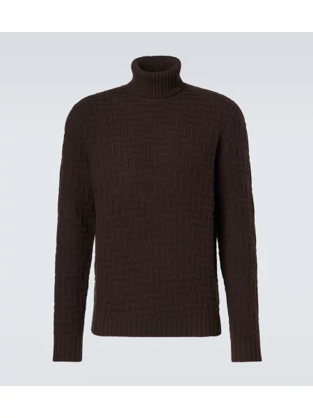 Golf golf Prada wełniany brązowy