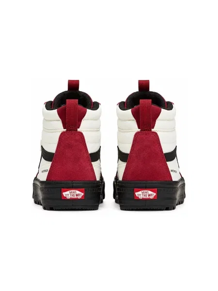 Členkové topánky Vans červená