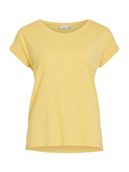 VILA Tricou VIDREAMERS auriu galben