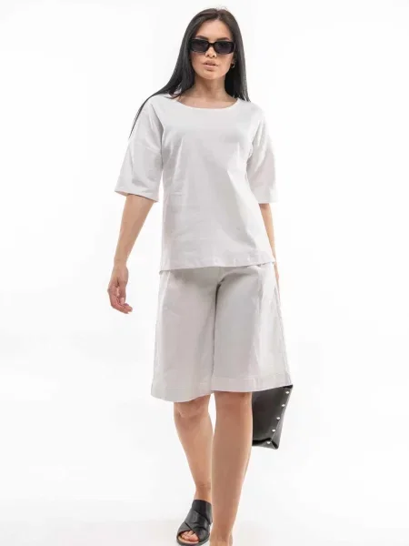 Лляна Блуза RiMari білий