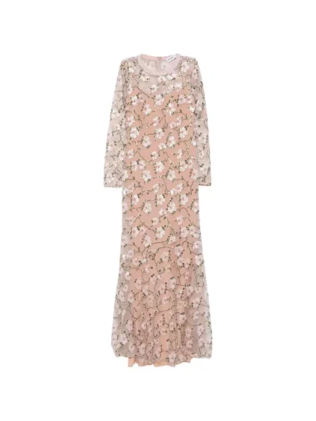 Rochie maxi Self-portrait cu paiete roz