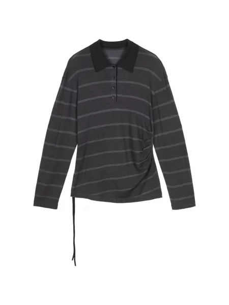 Top Less cu cordon gri