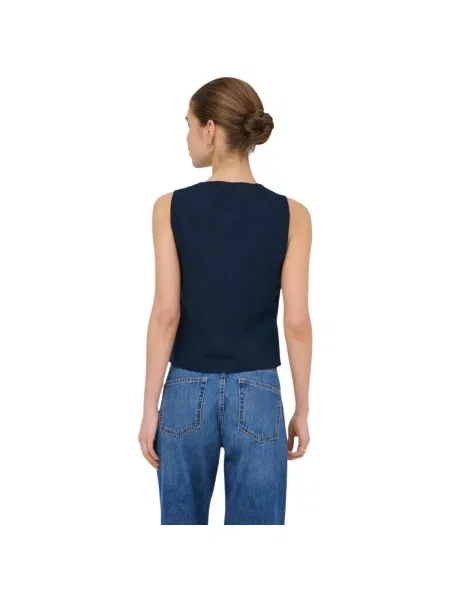 Vestă Only de in albastru