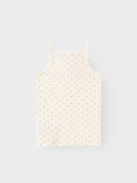 NAME IT Spodnja majica kremna orhideja zelena