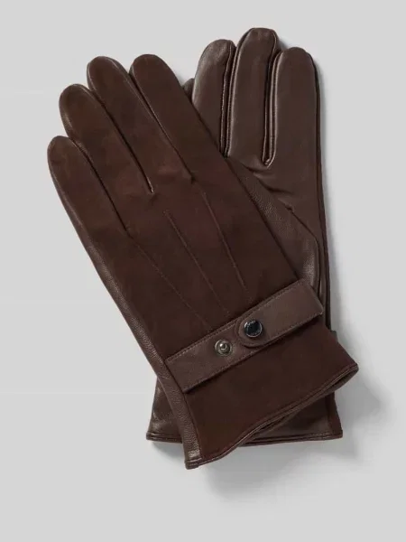 Torebka ze skóry owczej z patką Joop! Collection