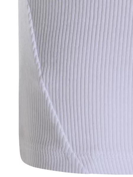 Žebrované tričko Rag & Bone bílé