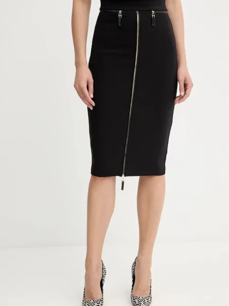 Elisabetta Franchi fustă midi creion negru